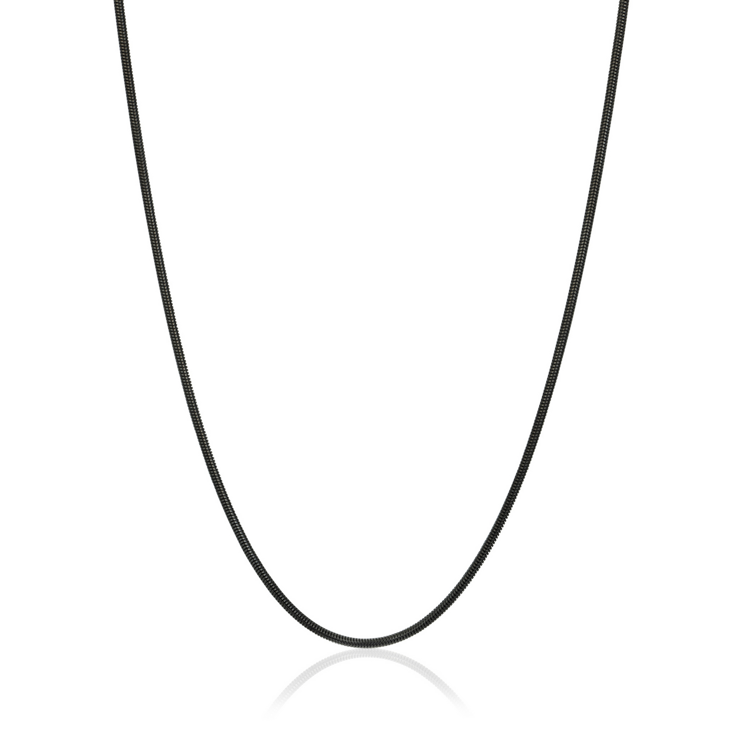 The Lunar Black Loop Necklace