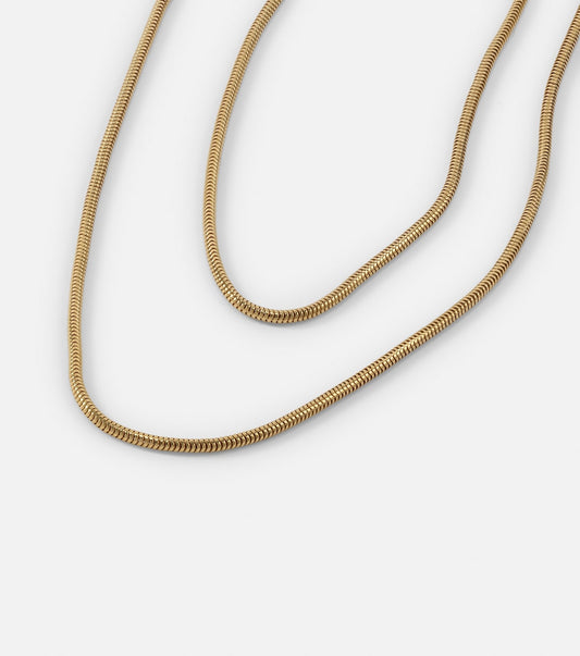 The Lunar Gold Loop Necklace